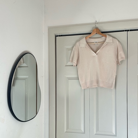 J. Crew Linen Collared Top - Picture 2 of 4